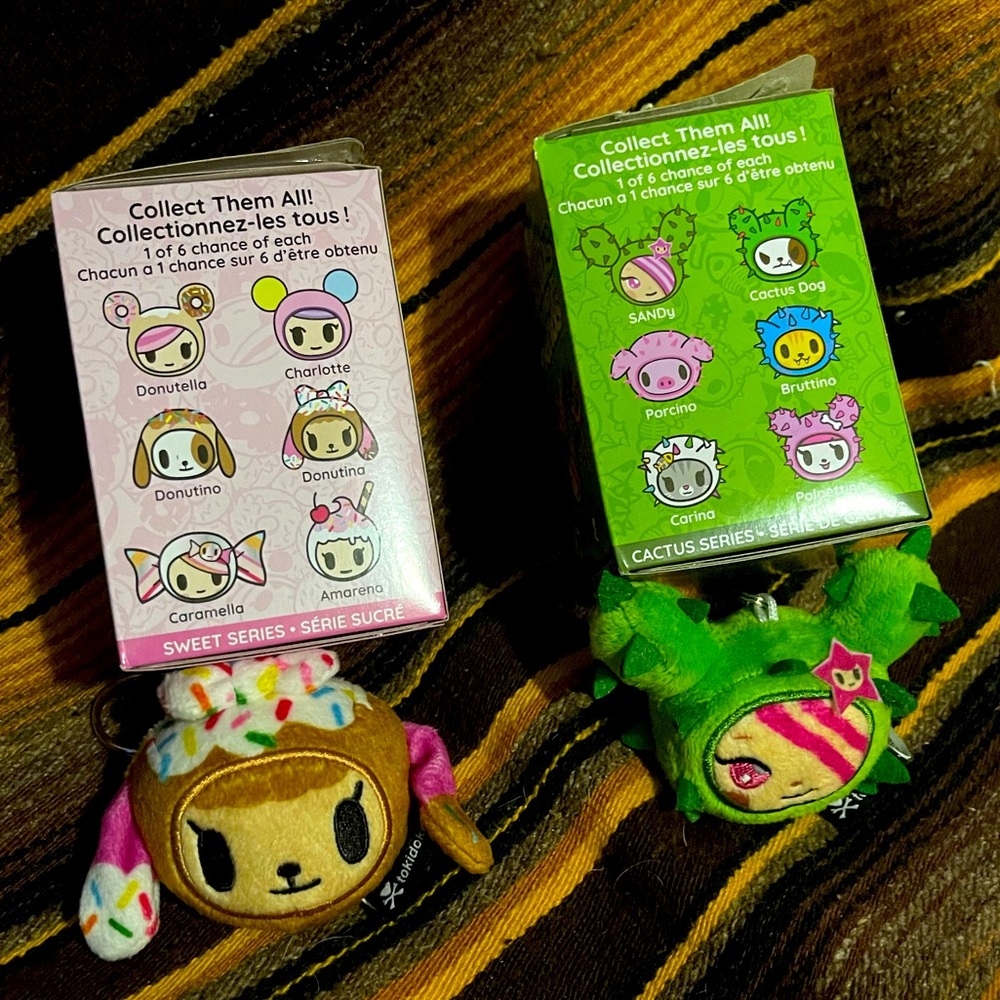 BNIB Tokidoki Plush KeyChain Blind Box Sold Separately